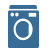 Laundry room filter blue